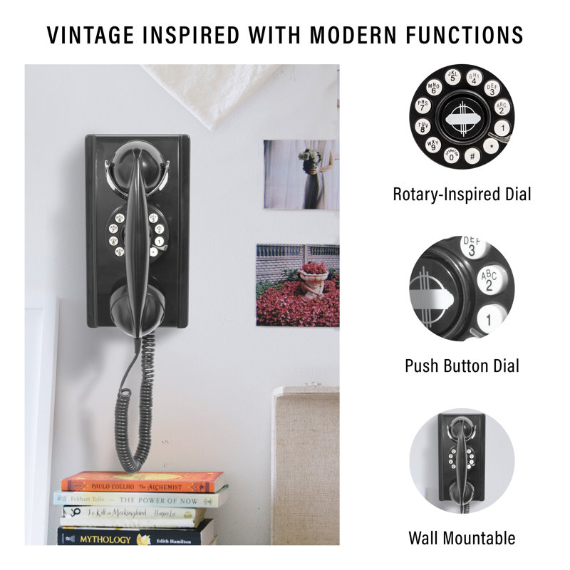 Williston Classic Wall Phone & Reviews Wayfair